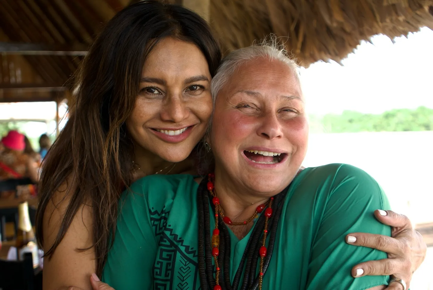 Atriz paraense Dira Paes e a cantora Fafá 