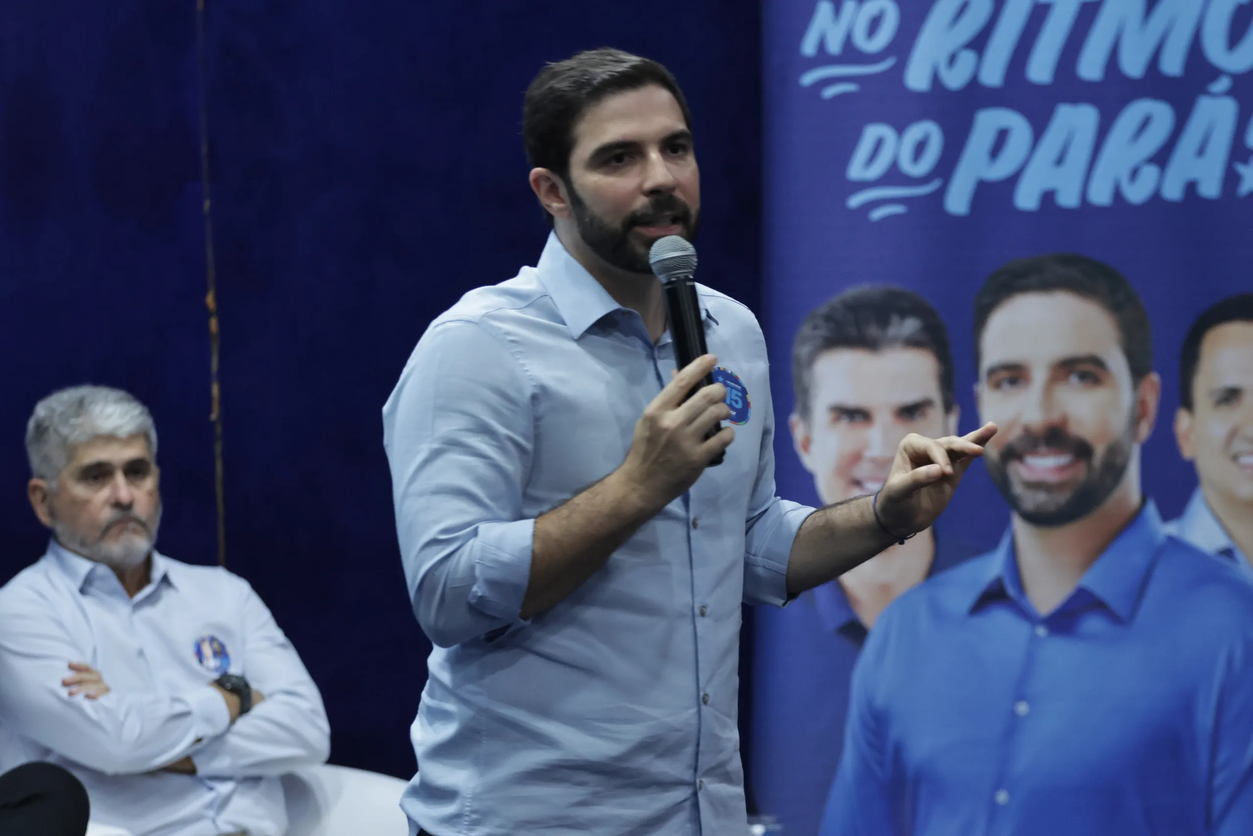 Igor Normando (MDB), largou na frente no segundo turno da corrida pela Prefeitura de Belém