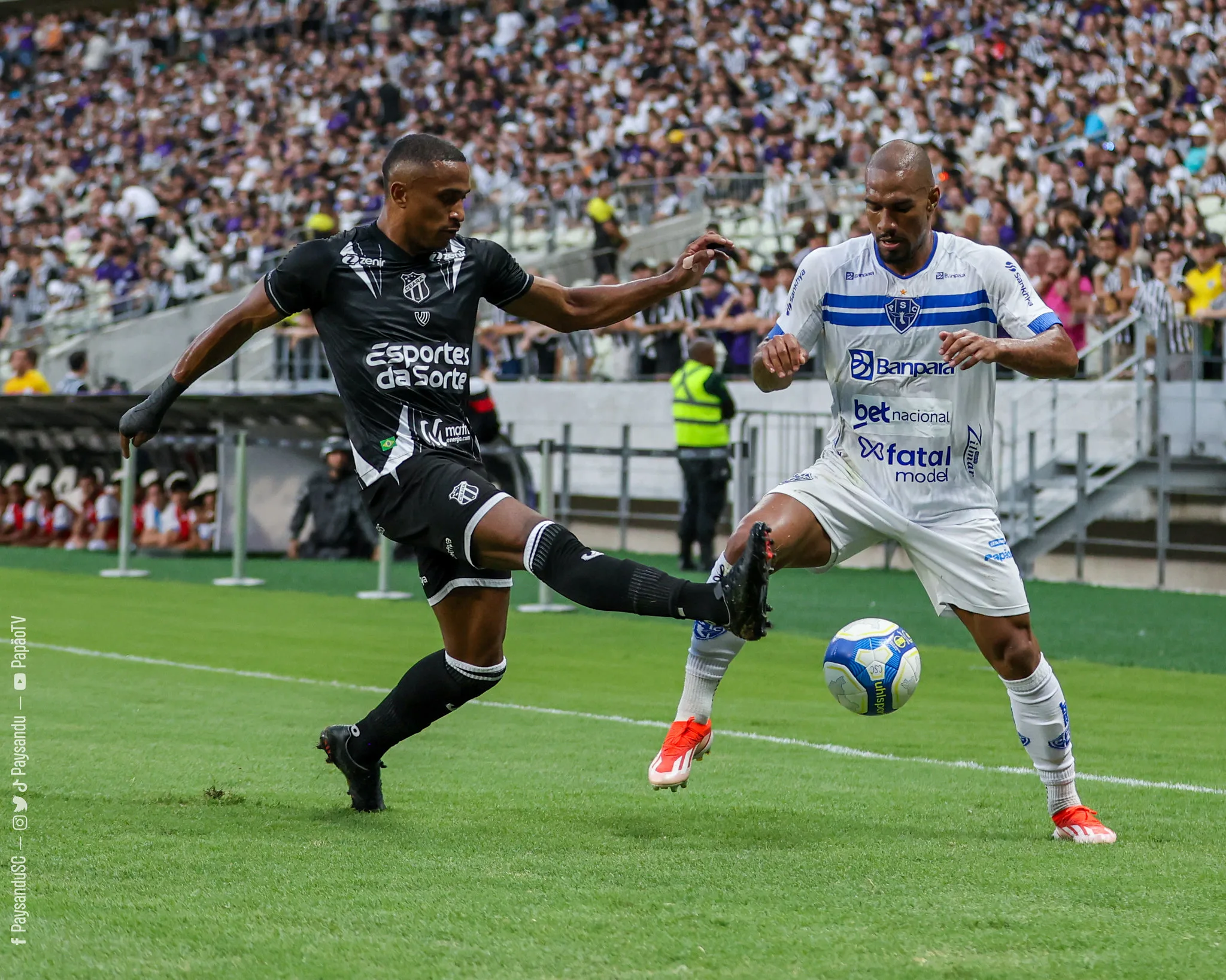 O Paysandu caiu no Ceará. Foto: Jorge Luís Totti/Paysandu