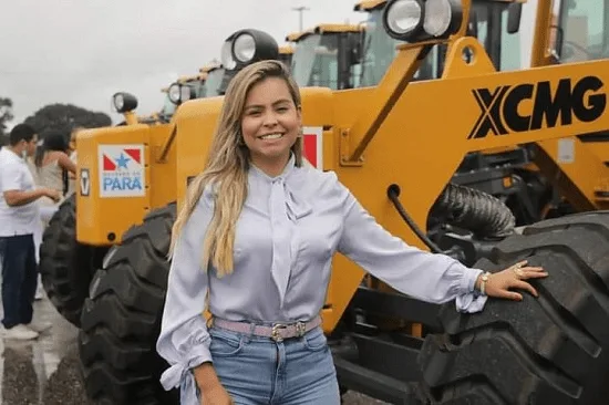 A atual prefeita de Marituba, Patrícia Alencar (MDB), foi reeleita neste domingo, 6