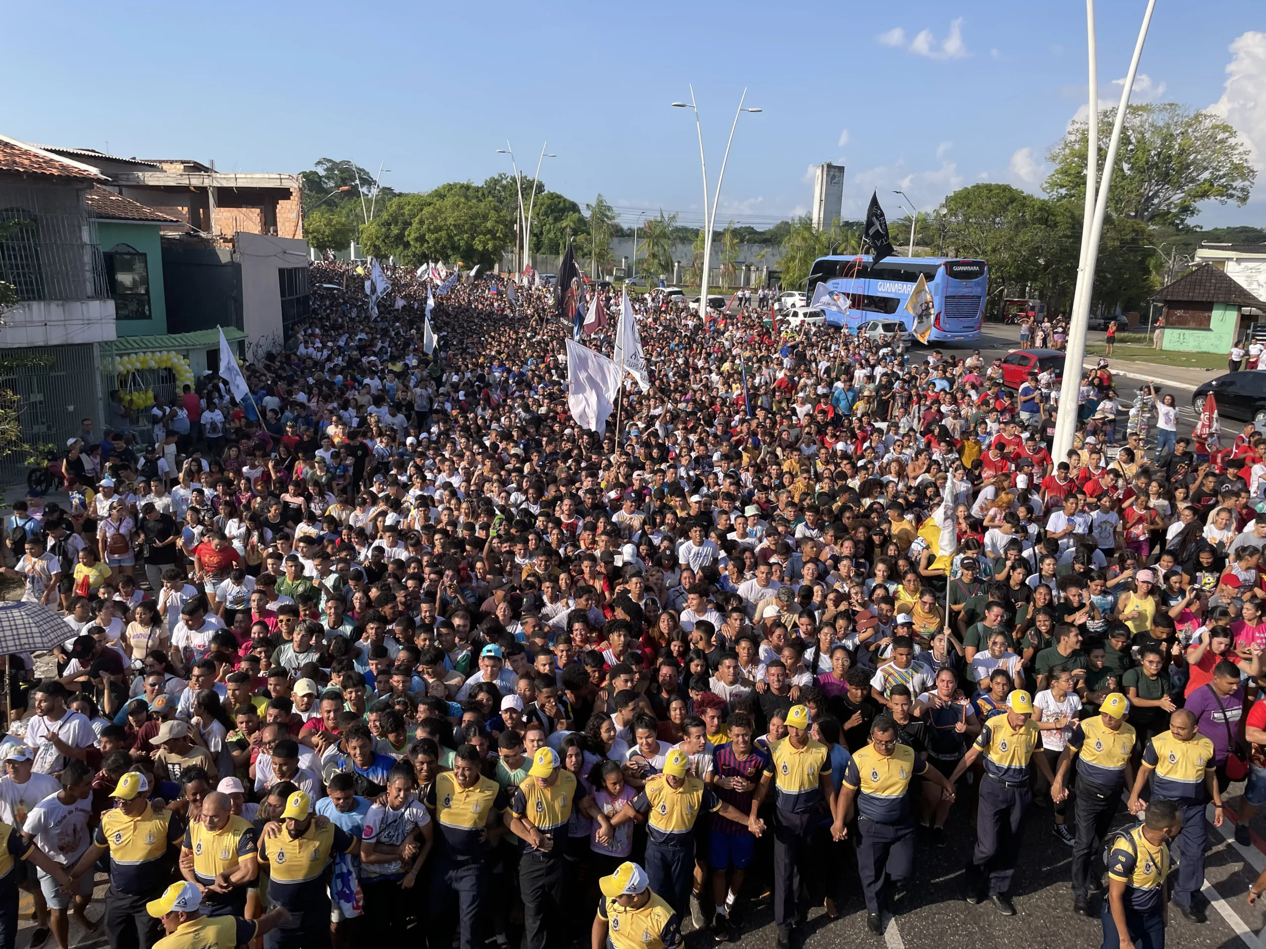 Procissão é uma das mais animadas da quadra nazarena. Foto: Rosana Pinto