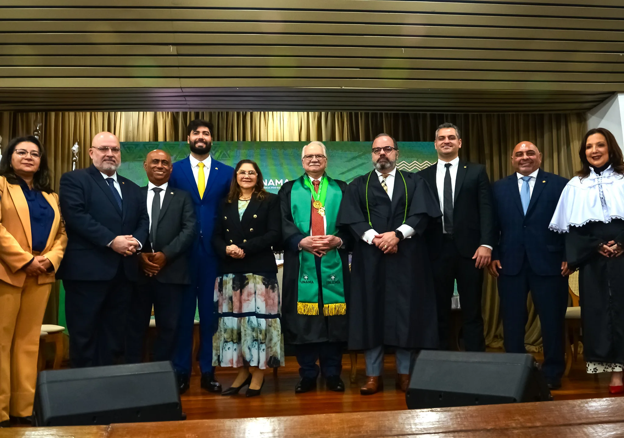 Presidente do TJPA, Maria de Nazaré Gouveia, participa de cerimônia que concede título de Doutor Honoris Causa ao ministro Fachin