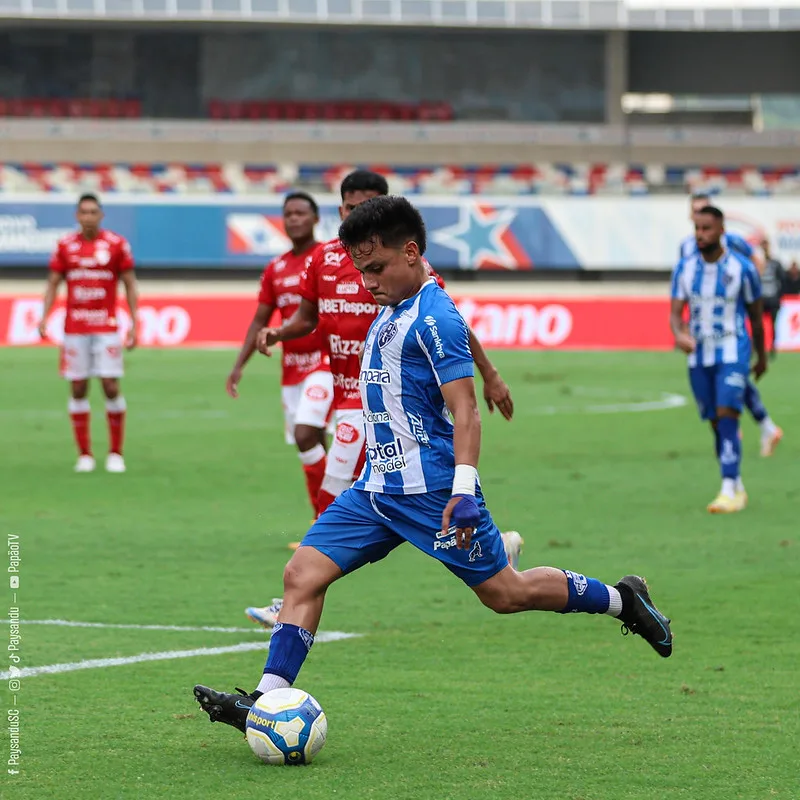 Esli Garcia marcou de novo.Foto: Jorge Luís Totti/Paysandu

