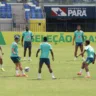 A seleção participa de seu último treino em Belém