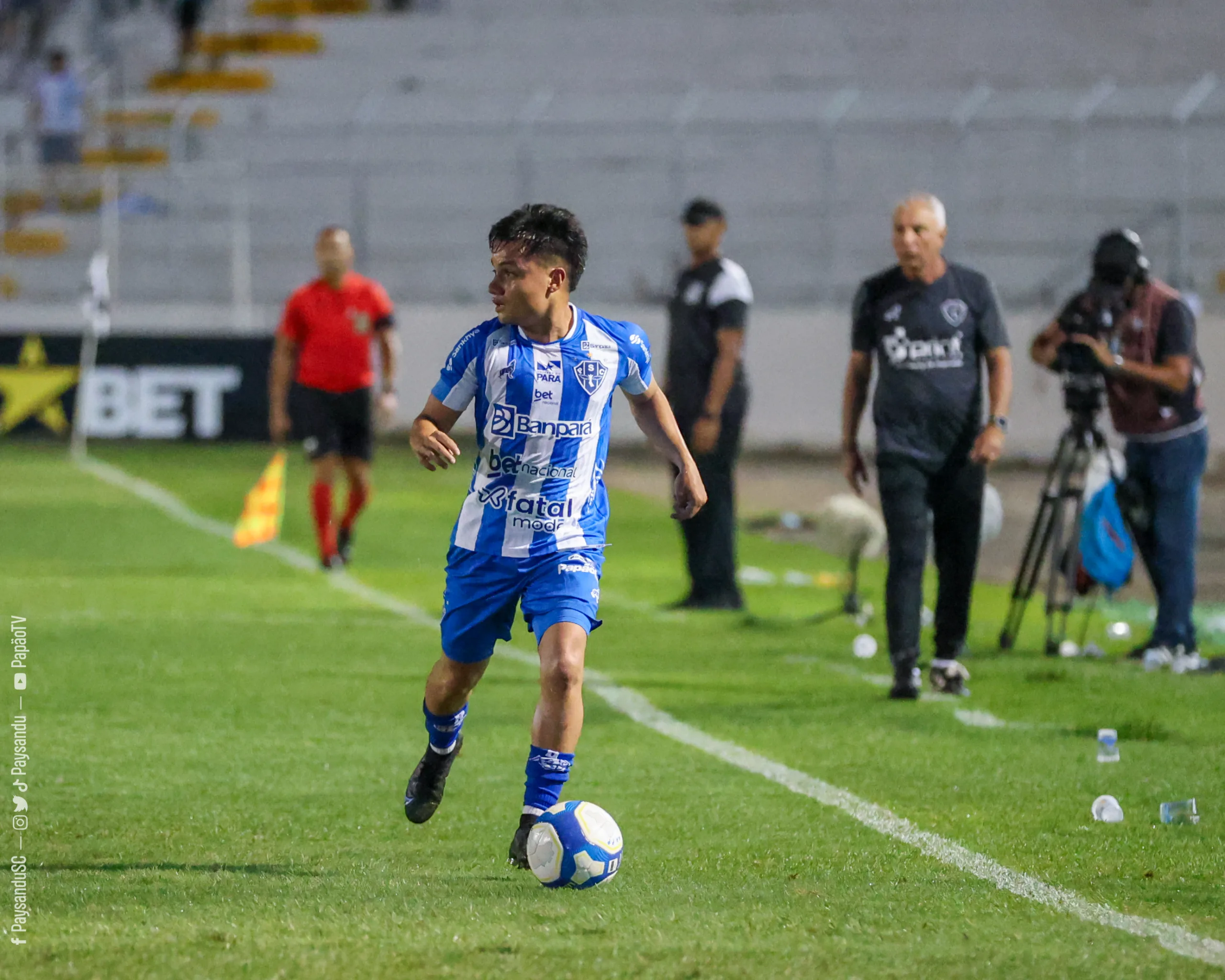 Esli Garcia “precisa ajudar mais na recomposição”, segundo o técnico Márcio Fernandes -Foto: Jorge Luis Totti/PSC