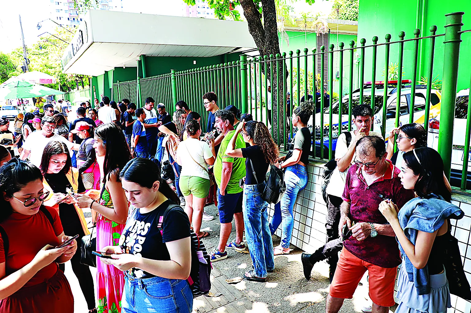 Prova deste domingo trouxe questões relacionadas ao tema do identitarismo e cultura pop FOTO: CELSO RODRIGUES