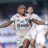 Otero marcou um golaço. Raul Baretta / Santos FC