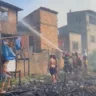 Vídeos: Incêndio destrói casas no bairro da Condor, em Belém