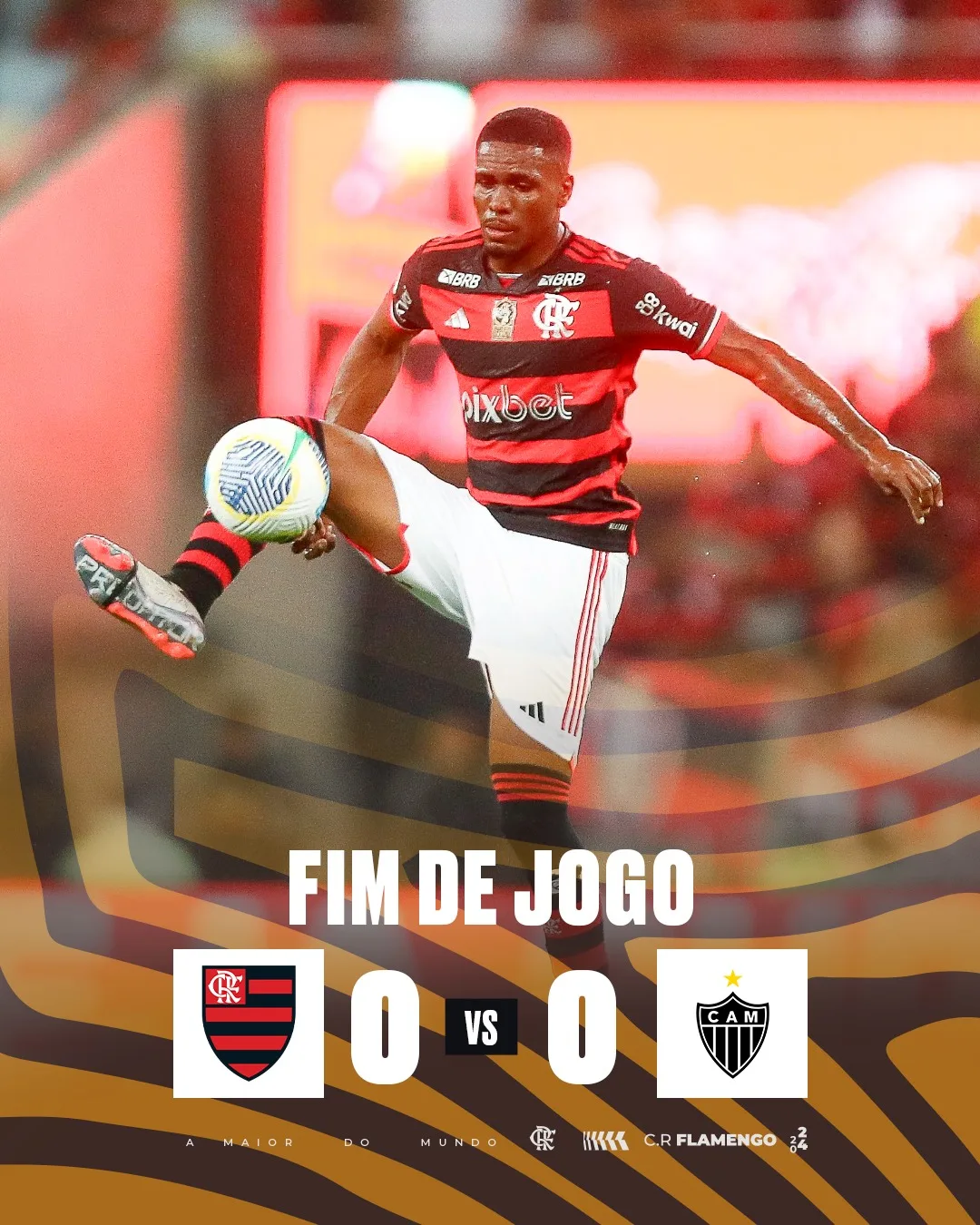 Flamengo e Atlético-MG empatam em 0 a 0 no Campeonato Brasileiro. Everson defendeu pênalti em jogo agitado no Maracanã.