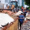 Serviço de implantação da rede coletora na avenida Visconde de Souza Franco e ruas transversais vai alterar o tráfego em parte da avenida Senador Lemos