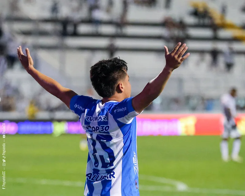 Esli Garcia livrou o Paysandu da degola. Foto: Jorge Luís Totti/Paysandu