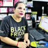 Belém,Pará, Brasil, caderno cidade- Comerciantes  de bairros de Belém aguardam pelo pagamento do décimo terceiro e investem em promoções.
BAIRRO DA PEDREIRA.
ADRIANE SILVA
 
Foto: Celso Rodrigues/ Diário do Pará.