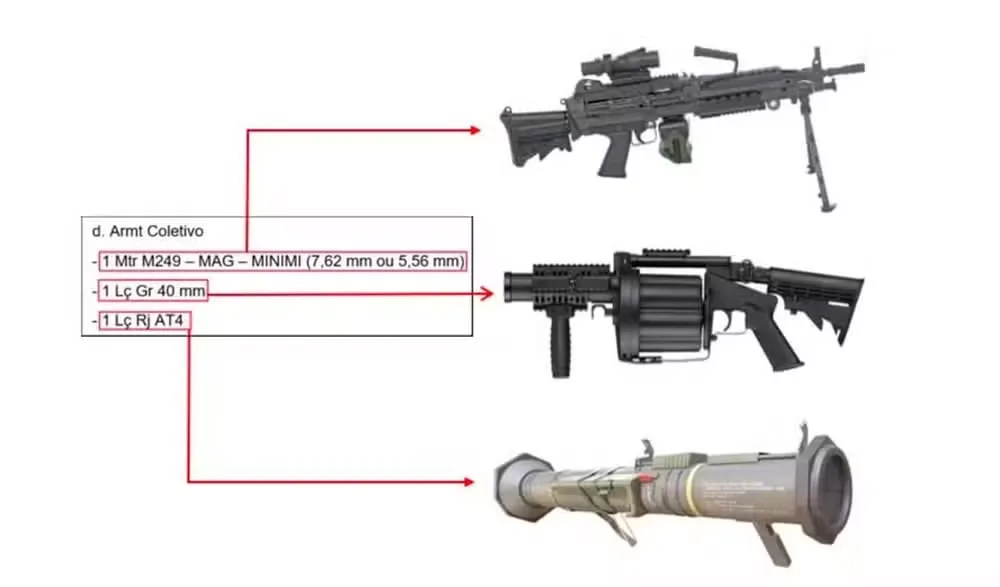 Além de armas robustas, como uma metralhadora, fuzis e 12 granadas, eles cogitaram envenenar o petista com alguma substância que lhe causasse “um colapso orgânico”.