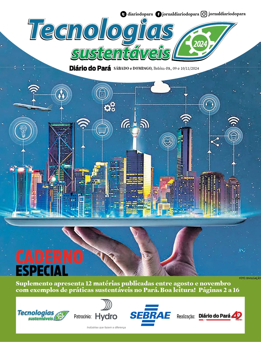 DIÁRIO publica caderno especial 'Tecnologias Sustentáveis'