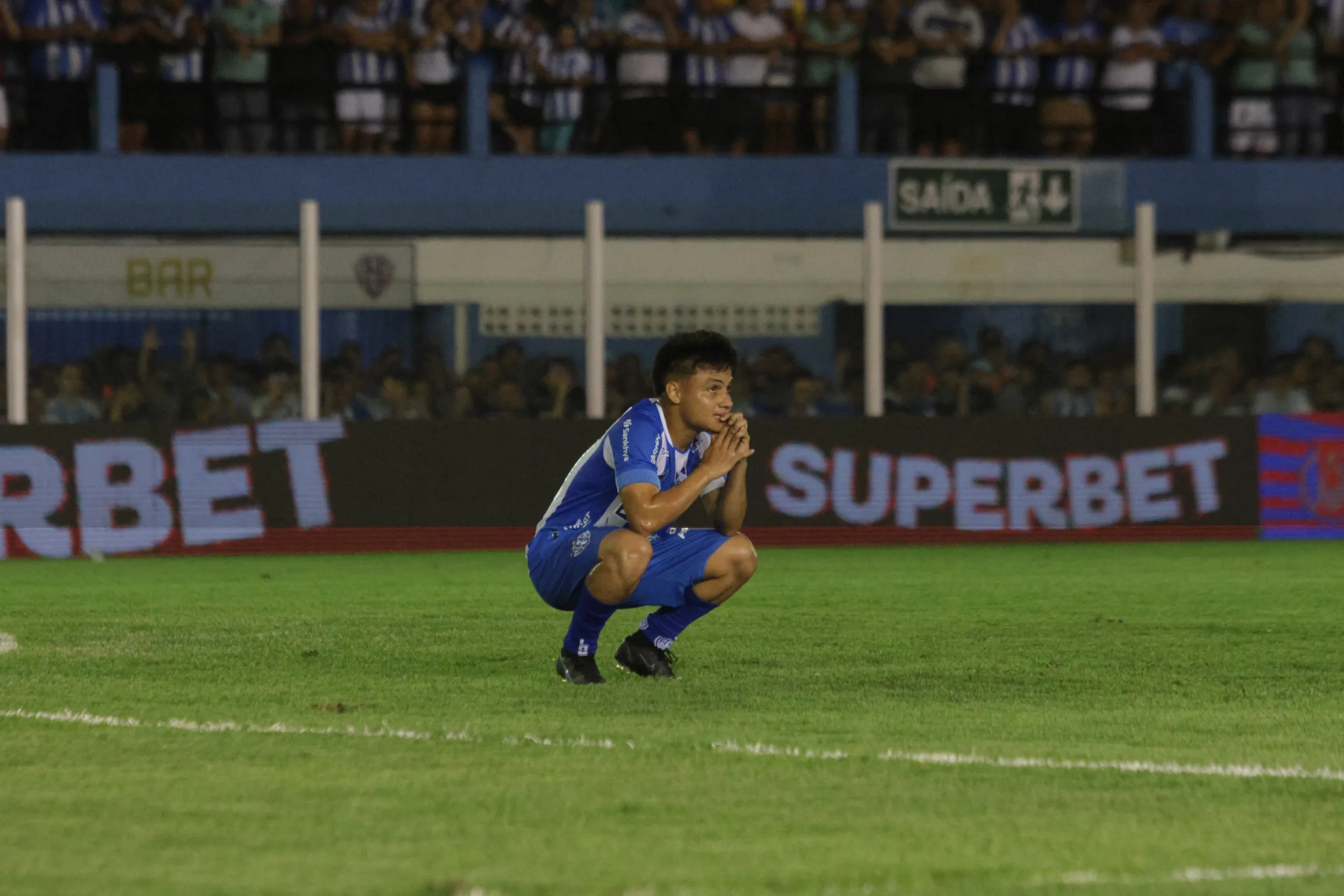 O atacante tem a confiança da Fiel, mas nunca convenceu os técnicos do Paysandu a lhe darem a titularidade - Foto: Mauro Ângelo/ Diário do Pará.