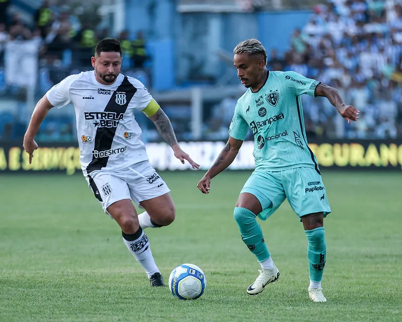 O Paysandu venceu o jogo de ida em Belém. Foto: Jorge Luís Totti/Paysandu