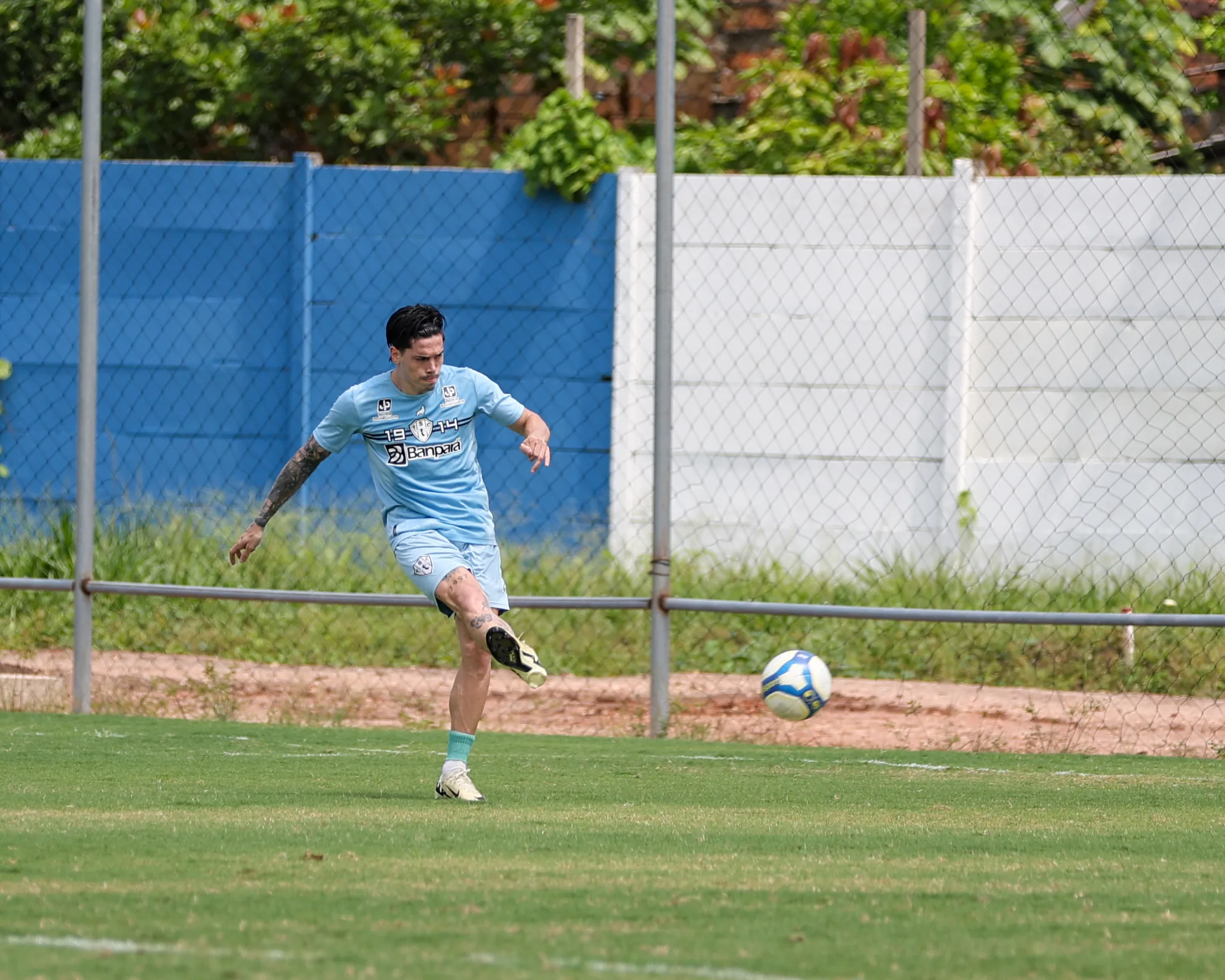 O argentino Borasi foi um dos que caíram no gosto da torcida e do clube - Foto: Matheus Vieira/PSC