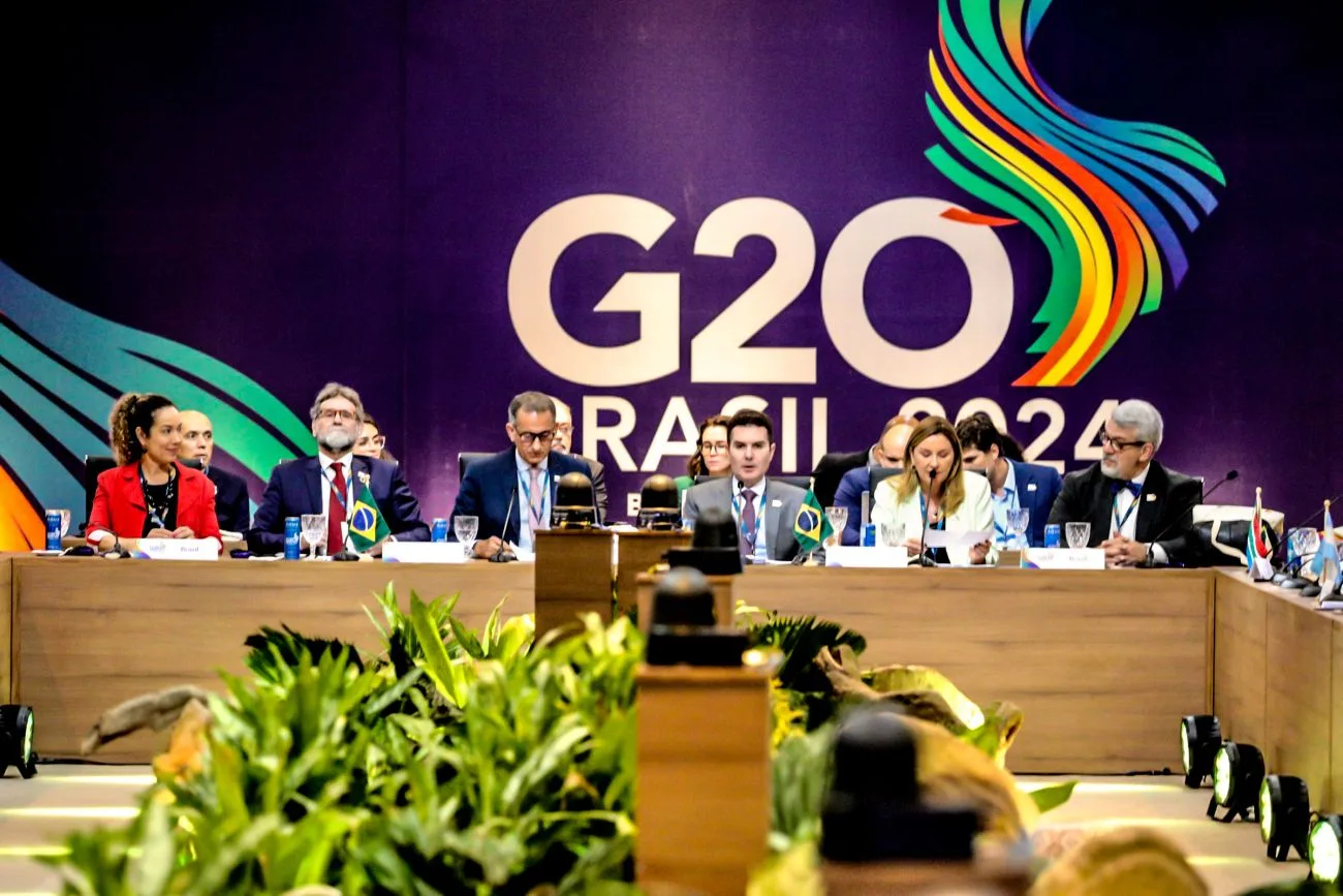 Líderes dos países membros do G20 e convidados discutiram estratégias para reduzir os riscos de desastres ocasionados pelas mudanças climáticas