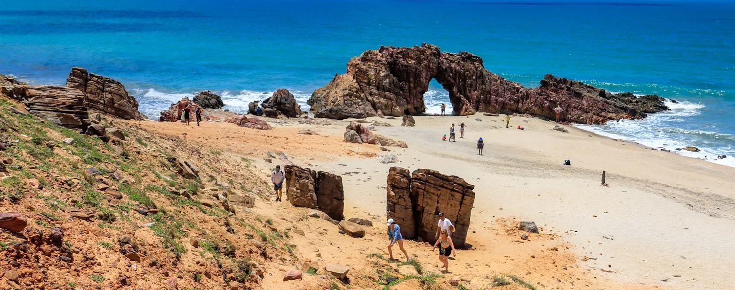 Visual de Jericoacoara é famoso mundialmente. Foto: Divulgação