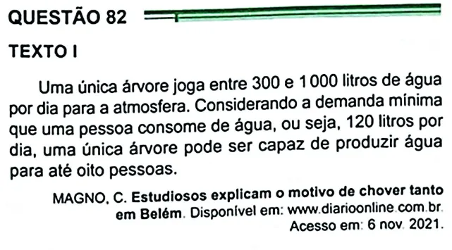 Caiu no Enem 2024! Matéria do DIÁRIO é usada em questão