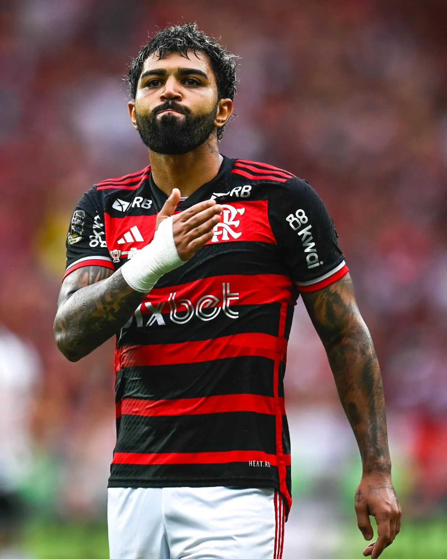 Gabigol teve grande atuação. Foto: Flamengo