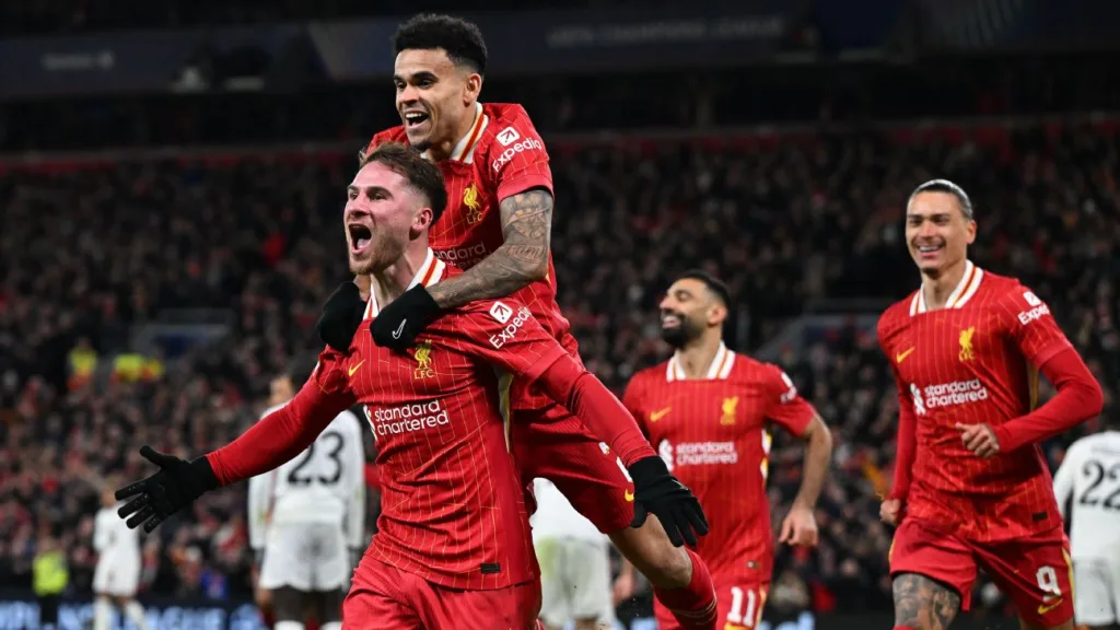 Com a vitória, o Liverpool disparou na liderança da Champions com 15 pontos