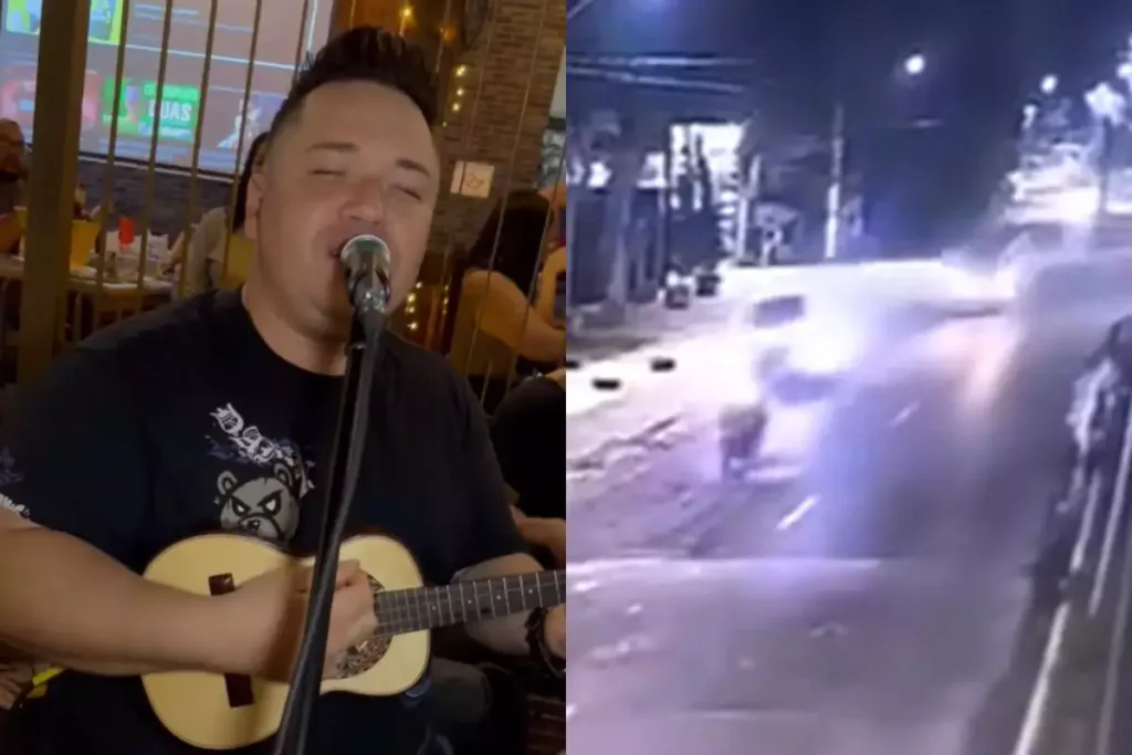 Cantor de pagode Adalto Mello morre em trágico acidente de moto na Avenida Tupiniquins, em São Vicente. Conheça os fatos.