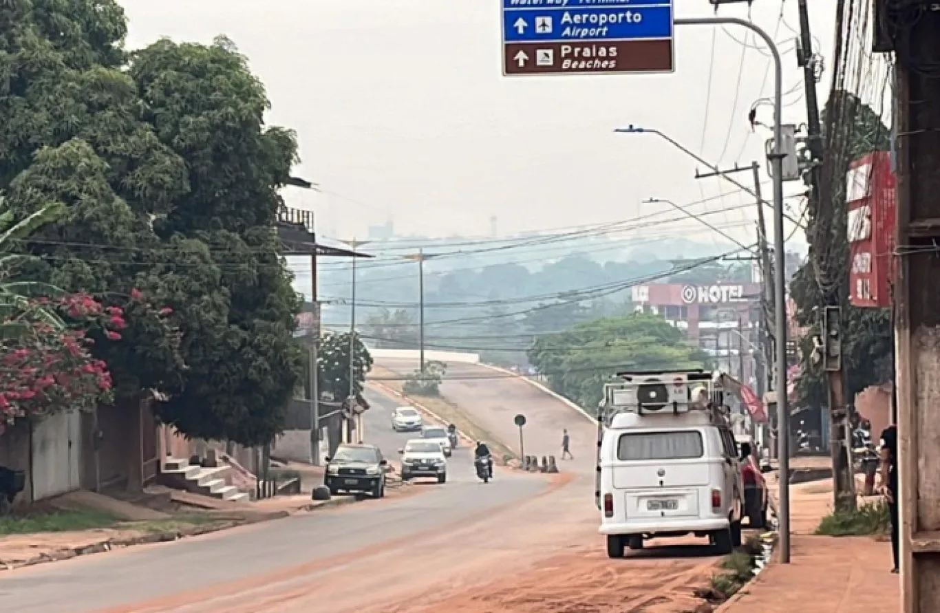 O prefeito de Santarém, Nélio Aguiar, decretou situação de emergência ambiental em 25 de novembro devido à piora da qualidade do ar, causada por queimadas. Foto: Divulgação