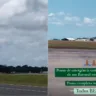 Piloto realiza pouso forçado em Belém devido a pane; assista!