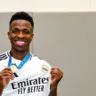 Campeão da Copa Intercontinental com o Real Madrid, Vinicius Junior foi eleito o melhor jogador do torneio.