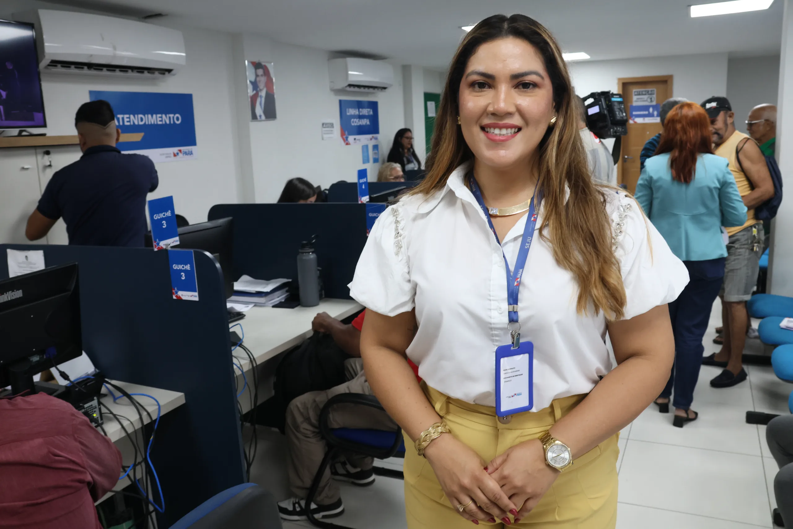 Gareza Moraes destaca que o mutirão foi planejado para coincidir com o período de pagamento do 13º salário
FOTO: IRENE ALMEIDA