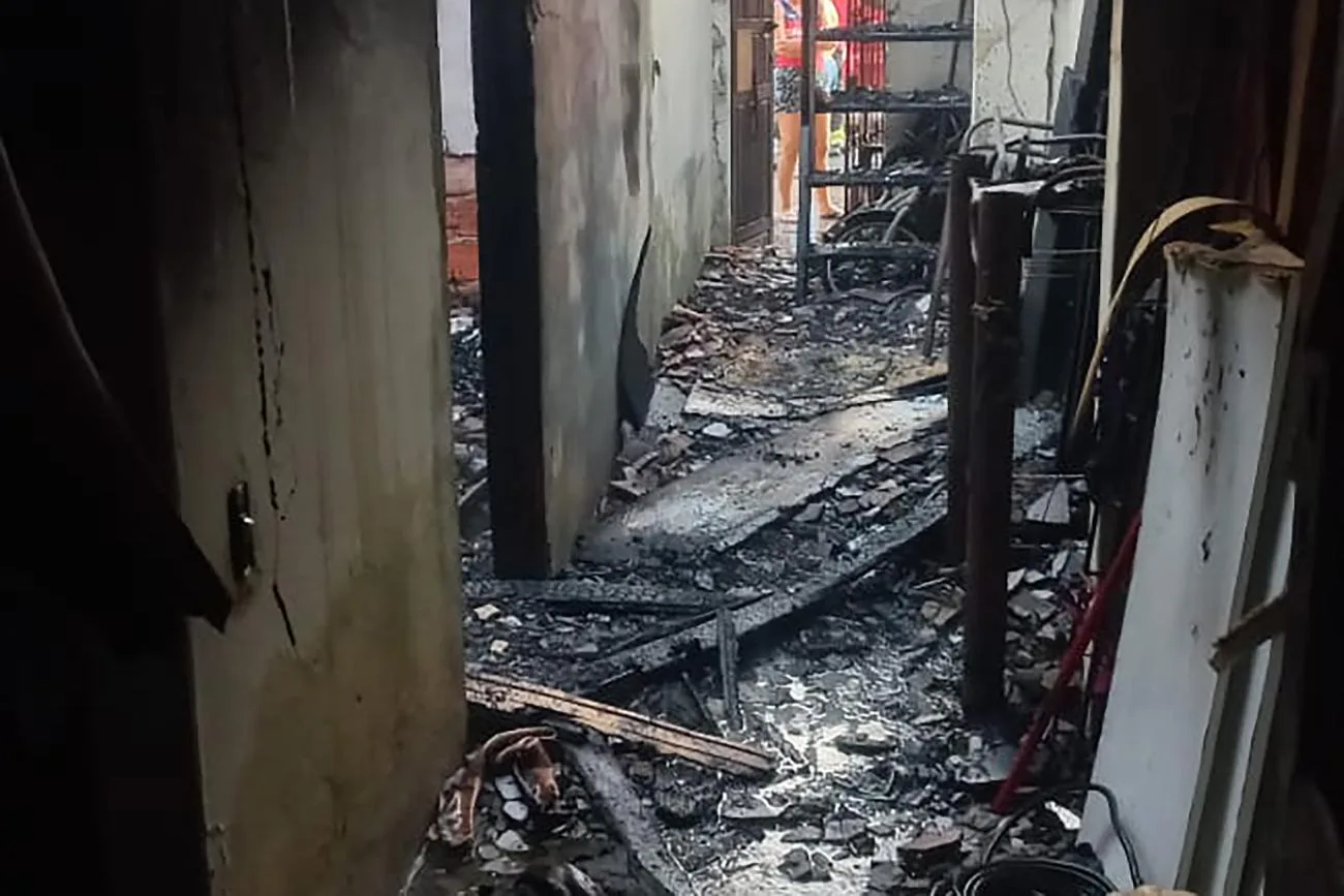 O novo sinistro, que atingiu duas casas no bairro da Condor, ocorreu no dia 24, vésper de Natal