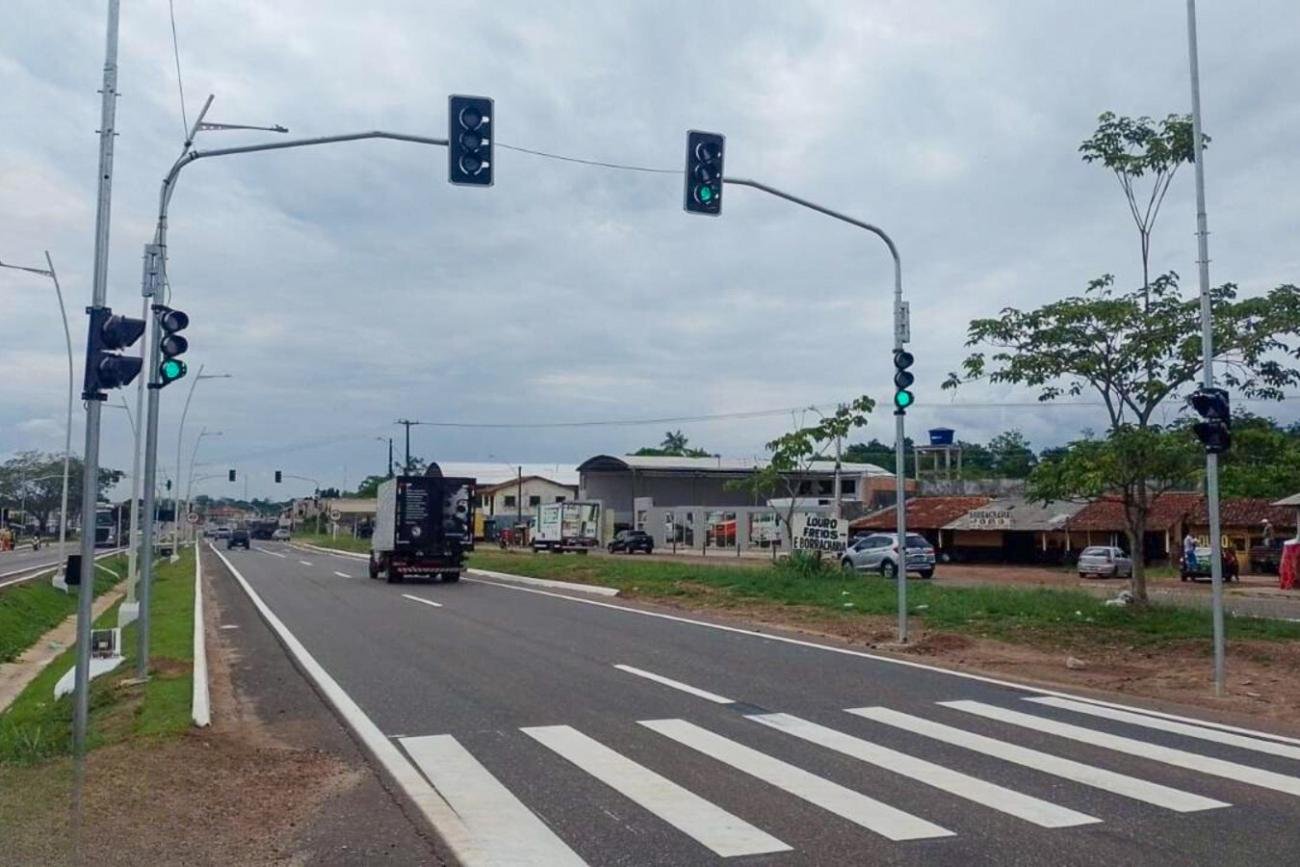 O equipamento instalado pelo Detran começa a funcionar nesta semana e envolve a implantação de dois jogos semafóricos. Foto: Divulgação