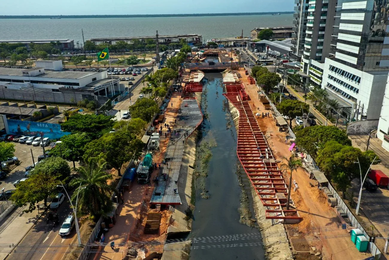 As alterações serão na Avenida Visconde de Souza Franco e ruas Jerônimo Pimentel e Tiradentes, para garantir segurança a quem trafega e aos trabalhadores da obra