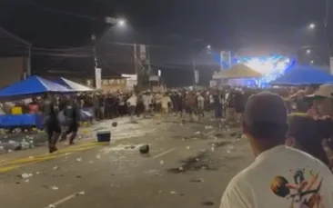 Confusão generalizada em Ananindeua: festa de aniversário da cidade termina em pancadaria. Veja as cenas de violência!