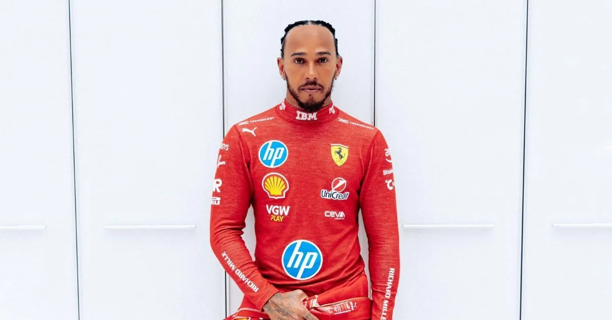 Lewis Hamilton realiza sonho ao vestir macacão vermelho da Ferrari. Saiba mais sobre a nova era do piloto de Fórmula 1.