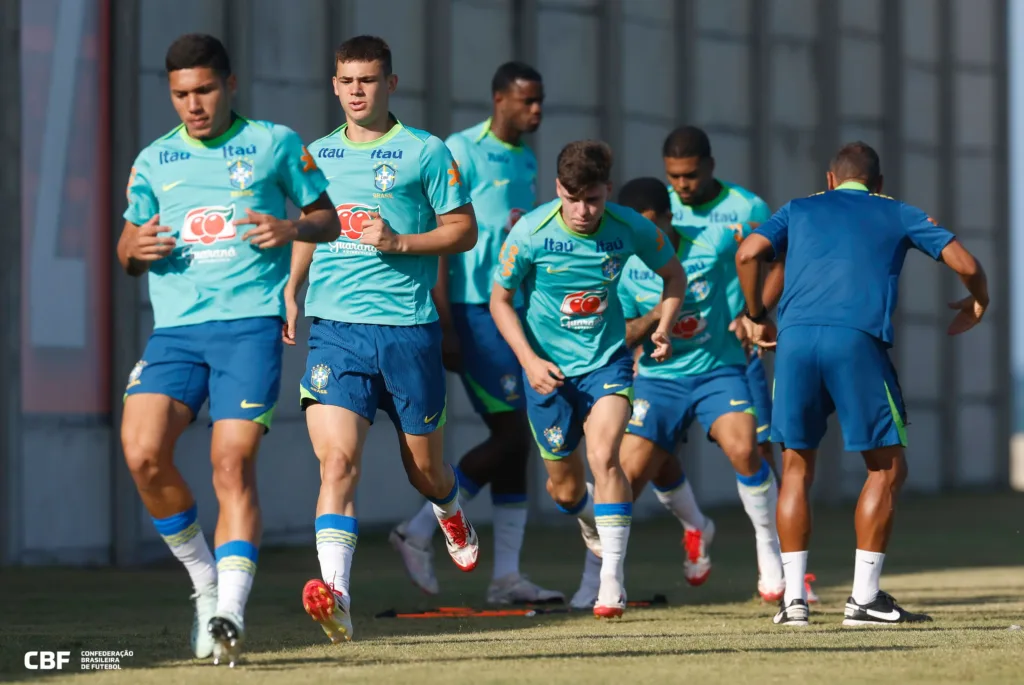Seleção Brasileira enfrenta a Argentina nesta sexta-feira (24), em Valencia, pela primeira rodada do Sul-Americano Sub-20 Creéditos: Rafael Ribeiro/CBF Seleção Brasileira enfrenta a Argentina nesta sexta-feira (24), em Valencia, pela primeira rodada do Sul-Americano Sub-20 Creéditos: Rafael Ribeiro/CBF