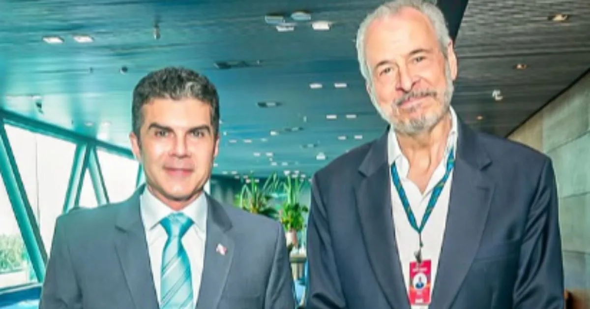 André Lago e o governador Helder Barbalho