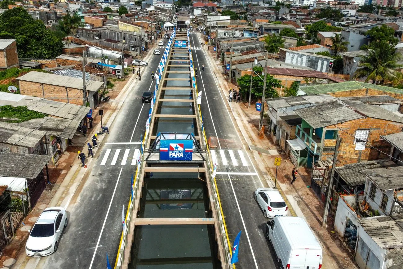 Moradores do entorno do Canal da Timbó, no bairro do Marco, em Belém, finalmente celebram o trabalho de recuperação do local nesta segunda-feira (6).