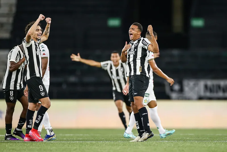 O Botafogo venceu a primeira no Cariocão 2025. Foto: Arthur Barreto/Botafogo