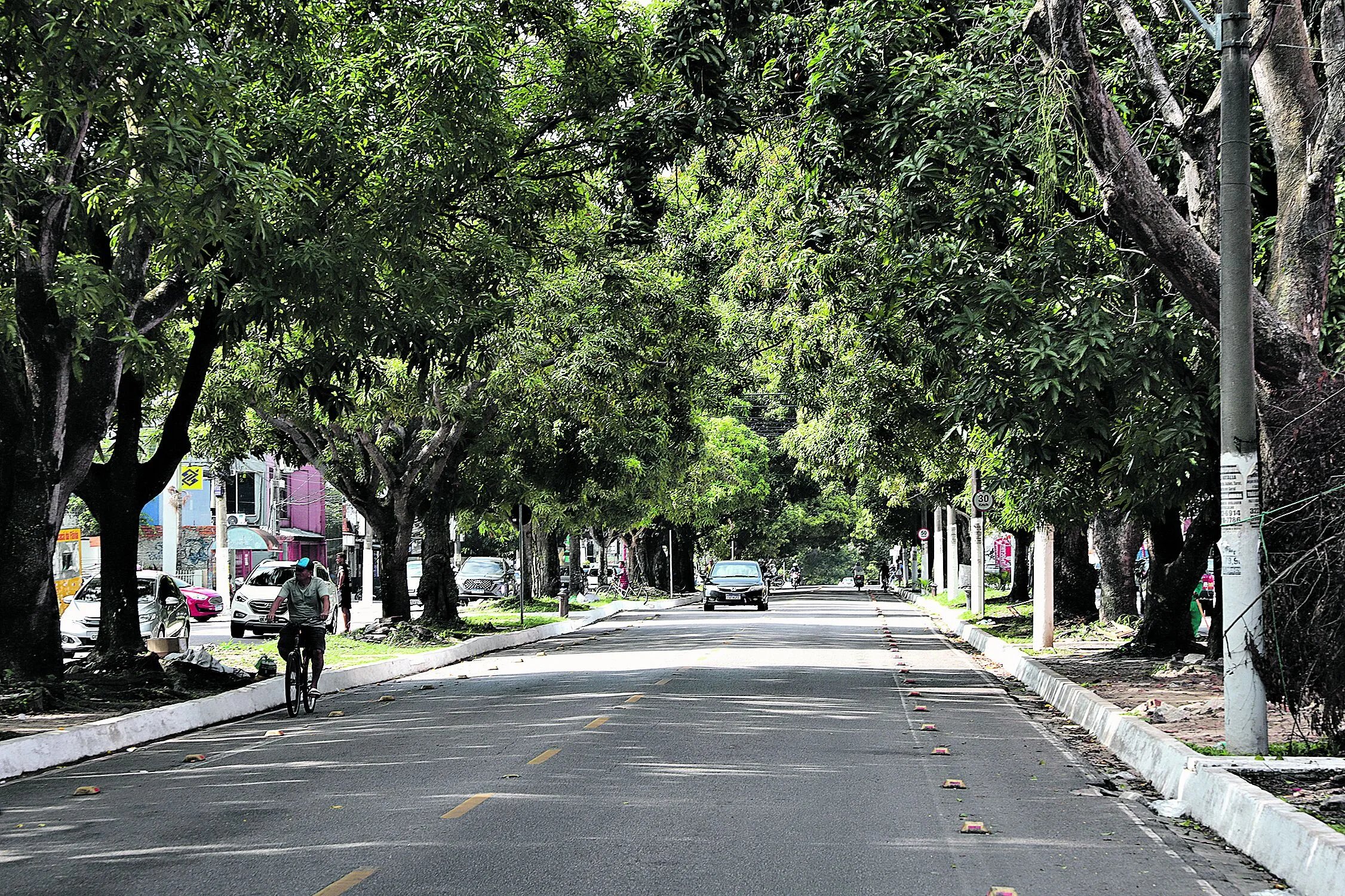 Quem hoje vê a larga via que corta o bairro da Pedreira não imagina o cenário que marcava a avenida Pedro Miranda algumas décadas atrás