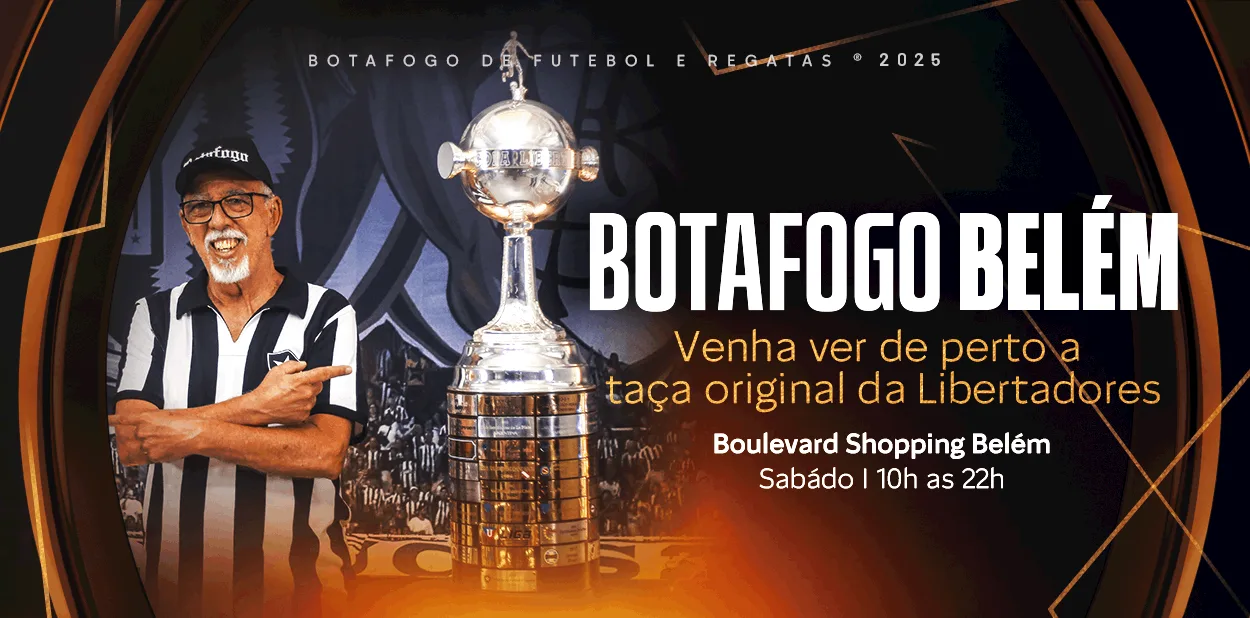 O Botafogo irá expor, em ação promovida pelo Departamento de Branding e Marketing, o troféu da conquista inédita da Libertadores de 2024.