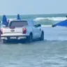 Carro atolado na praia de Salinas virou uma tradição