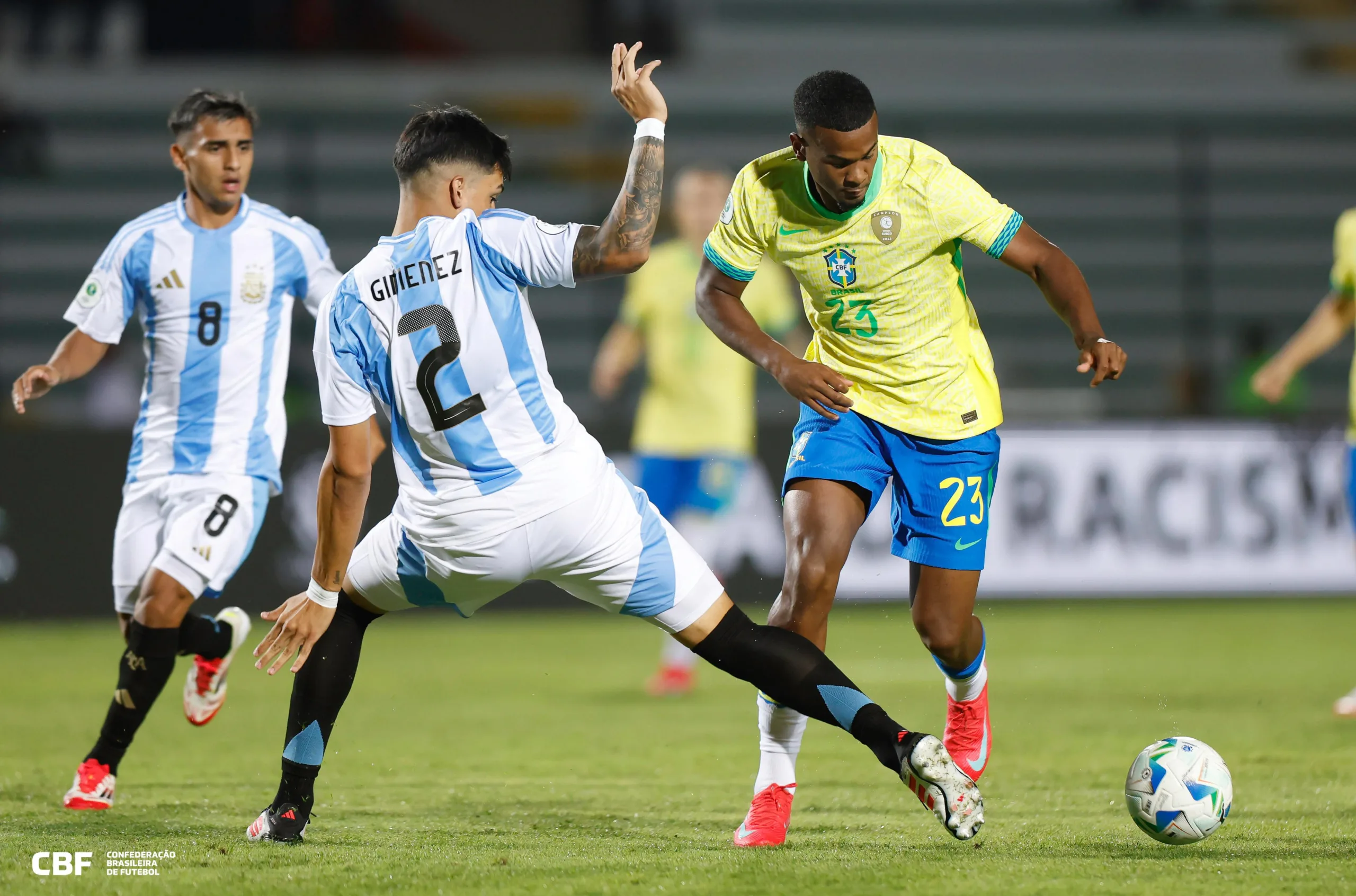 Time de Ramon Menezes foi dominado o tempo todo pelos rivais Créditos: Rafael Ribeiro / CBF