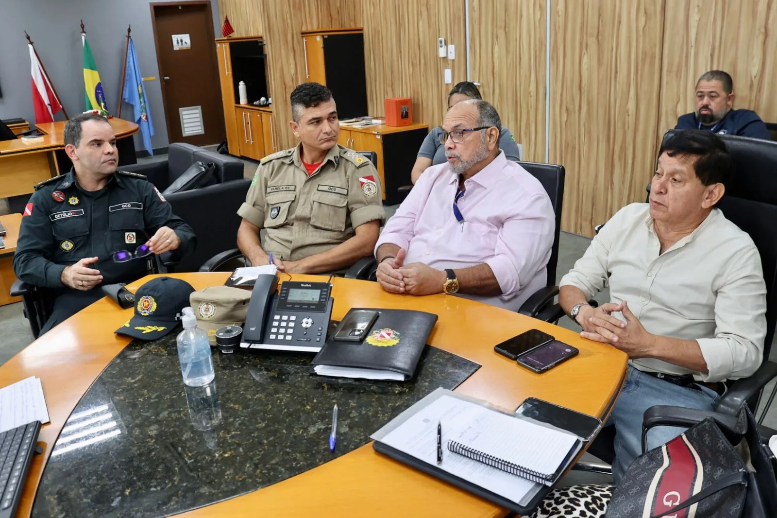 PF reuniu com agentes de segurança do Estado e dirigentes de times de futebol. Foto: Divulgação