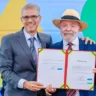 Presidente da República, Luiz Inácio Lula da Silva, durante a cerimônia de posse de Sidônio Palmeira no cargo de Ministro da Secretaria de Comunicação Social da Presidência da República, no Palácio do Planalto. Brasília - DF. Foto: Ricardo Stuckert / PR