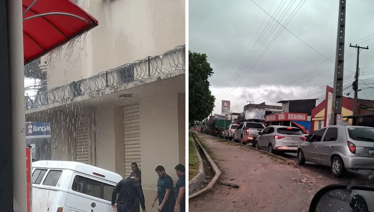 Chuva provoca trânsito parado e transtornos em Belém e Ananindeua