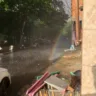 Vídeo viral mostra arco-íris durante chuva intensa em Belém. Descubra o que é esse fenômeno óptico e como ele se forma.