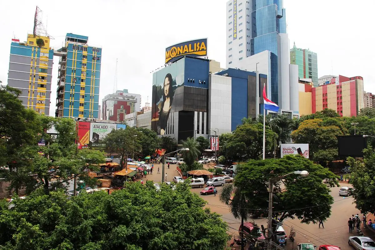 Vista da cidade com a Loja Monalisa ao fundo. Foto: Divulgação