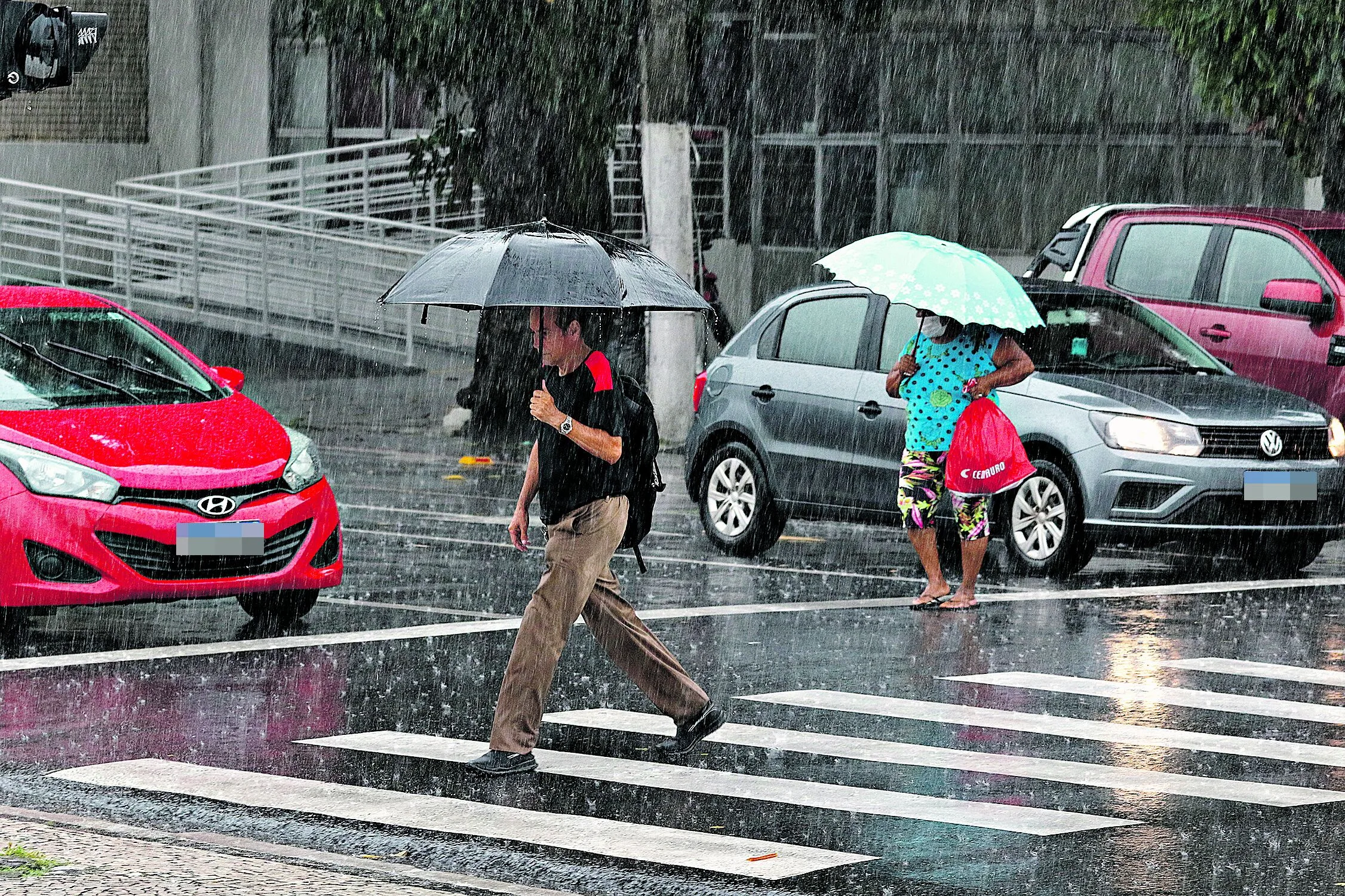 As chuvas que se iniciaram em dezembro vão ficar cada vez mais intensas. Não esqueça a sombrinha!